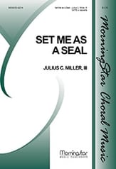 Set Me as a Seal SATB choral sheet music cover